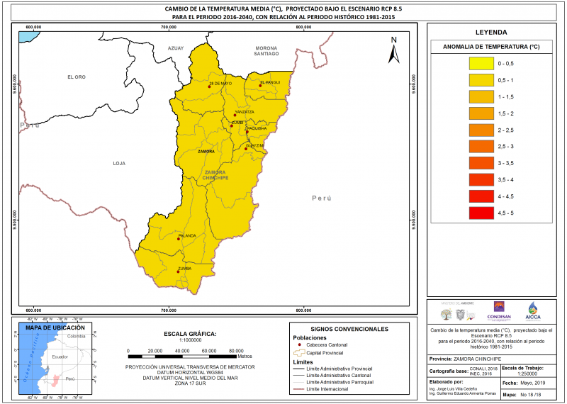 Mapa de temperatura  Provincia Azuai 3